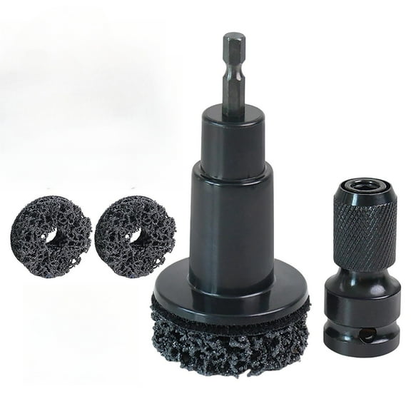 Wdhugt Rust Removal Tool Hub Cleaning Tool Brake Hub Resurfacing Kit Wheel Cleaner Polishing Maintenance Automotive Tool Plastic Material