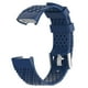 thumbnail image 2 of Pulsera de silicona con orificio oblicuo para Fitbit Charge 3 S (azul oscuro, 2 of 4