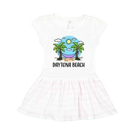 

Inktastic Summer Vacation in Daytona Beach Gift Toddler Girl Dress