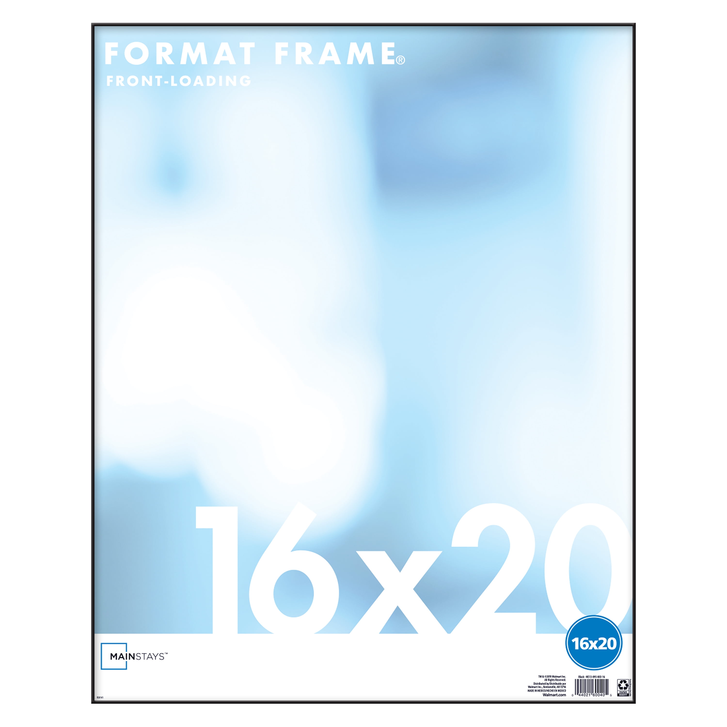 Mainstays 16x20 Format Picture and Poster Frame, Black