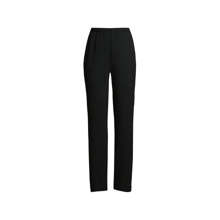 Lands' End Women's Sport Knit High Rise Elastic Waist Pants