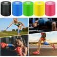 thumbnail image 2 of BESTSKY Foam Underwrap Athletic Foam Tape Sports Pre Wrap Athletic Tape for Ankles Wrists Hands and Knees (1 Roll Red), 2 of 7