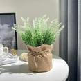 thumbnail image 5 of Artificial Plants Artificial Plant in Pots Mini Potted Flowers Plant in Cloth for Home Decor Party Wedding Garden Table Office Patio Decoration, 5 of 8