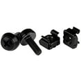 thumbnail image 2 of StarTech.com M5 x 12mm Screws and Cage Nuts - 100 Pack - M5 Mounting Screws and Cage Nuts for Server Rack and Cabinet - Black (CABSCREWM52B), 2 of 2