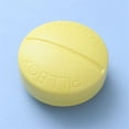 thumbnail image 1 of Be easy to carry about Convenient With partition Small Circular Store pills Travel Pill Box Four Grid YELLOW, 1 of 8