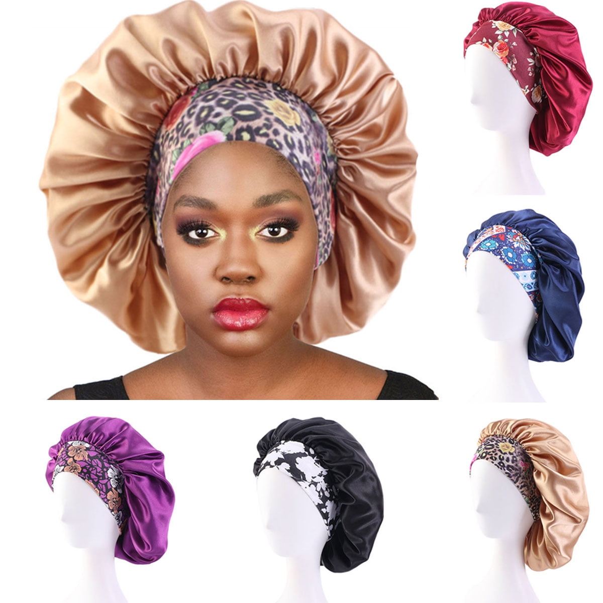 Meidiya 3Pcs/Set Large Satin for Curly Hair,Big