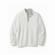 Tommy Bahama Men's Flipshore Half-Zip Reversible Sweatshirt White XL