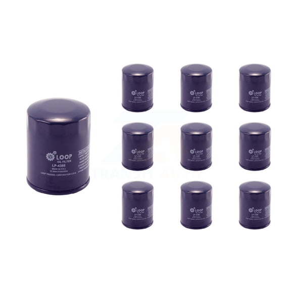 LOOP Engine Oil Filter (10 Pack) for Car Toyota Corolla Camry Matrix RAV4 Pontiac Vibe Suzuki SX4 Highlander Chevrolet Tracker Solara Scion xB Aerio Celica Kizashi Vitara Sidekick MR2 Lexus KLO-100116