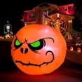 thumbnail image 2 of Decoración inflable de Halloween Sizonjoy con diseño de calabaza de 1,2 m con LED, 2 of 7