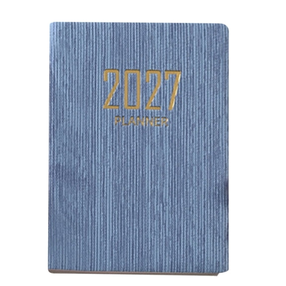 OJSFQUFP Daily Planner Notebook Hardcover Weekly Planner 2027 (3" x 4") Mini Notebook Academic Calendar & Monthly Tabs,Ideal for Students,Work & Home
