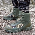 thumbnail image 4 of Botas de tobillo para hombre con soporte para arco botas impermeables del ejército del desierto zapatos de montañismo, 4 of 8