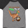 thumbnail image 4 of Inktastic Best Egg Hunter Ever Easter Dinosaur Boys or Girls Baby Bodysuit, 4 of 5