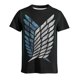 thumbnail image 3 of Camiseta retro de Wings of Liberty Attack on Titan para hombre y mujer, camisetas de manga corta de algodón con cuello redondo de verano, ropa, camisetas, 3 of 5