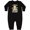 AB-Black, variant on Cute Sloth I Love My Grammy with Green Leaves Baby Fleece Romper