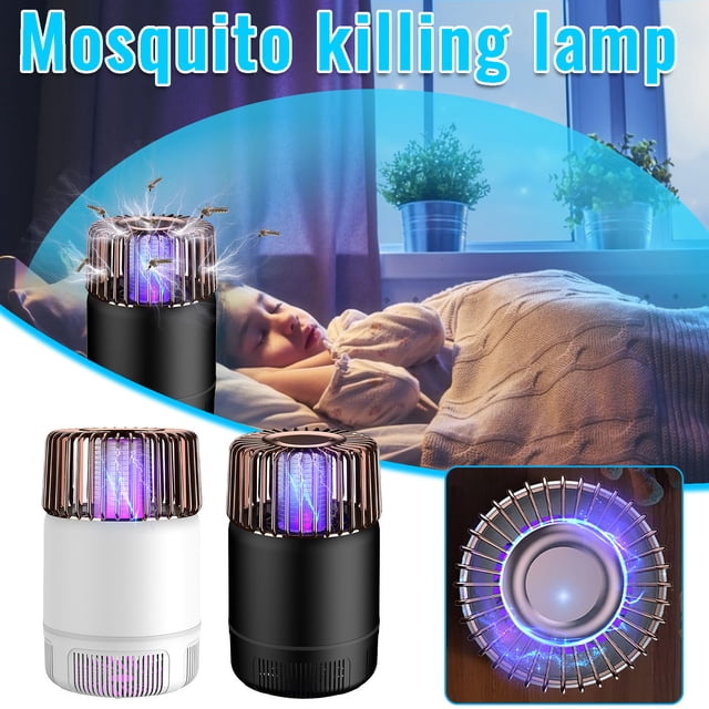 Xihbxyly Mosquito Electrónico Antimosquitos, Tecnología de Rayos de Alta Eficiencia, Diseño a Prueba de Golpes, Práctico para Uso Doméstico, Oficina y Dormitorio, Bandeja Extraíble, Tamaño 20 X 12 X