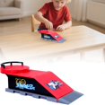 thumbnail image 2 of Finger Skateboard And Park Accessory Set, Diy Mini Skateboarding Ramps & Rails, Portable Finger Toy for Kids to Build Custom Courses, Develops Motor Skills, 2 of 9