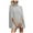 White, variant on RMGVDSD Womens Turtleneck Knitted Sweater Batwing Sleeveless Hem Side Slit Pullover Tops Solid Color Loose Cape Shawl Comfort Pullover Sweater Tops /Black