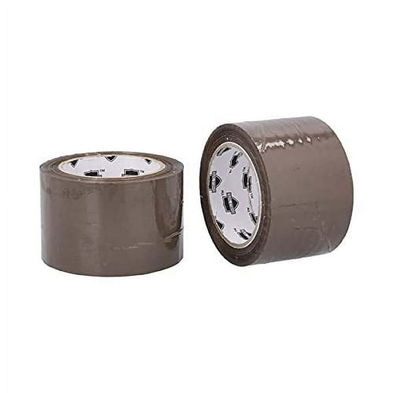 MMBM Packing Tape, Shipping Tape Roll, Tan Brown, 3 Inch x 110
