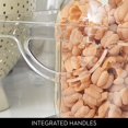 thumbnail image 3 of iDesign Recycled Plastic Cabinet and Pantry Storage Bin with Integrated Handles – 16” x 8” x 5”, Clear Bin, 3 of 5