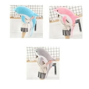 Plush Dolphin Pillow Toy, 11.8 Inches Marine Animal Stuffed Doll for Kids, Soft and Safe Design,Blue