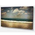 thumbnail image 2 of Vintage Beach with Heavy Clouds, 2 of 3