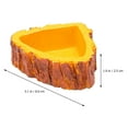 thumbnail image 2 of 1 Pce Bol de Nourriture pour Reptiles Créatif Bassin d'Alimentation Simple, 2 of 6