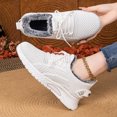 thumbnail image 4 of Willtoo Women's Warm Winter Shoes Walking Tennis Running Casual Athletic Non Slip Sneakers Fleece Lining Comfortable Sports Snow Orthopedic Boots, 4 of 6