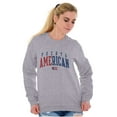 thumbnail image 4 of Puerto Rico Nuyorican USA State Flag Sweatshirt for Men or Women Brisco Brands S, 4 of 5