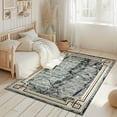 thumbnail image 3 of Abstract 8x10 Marble Area Rug Contemporary Modern Artistic Carpet for Living Room Bedroom, 3 of 9