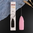 thumbnail image 1 of Milk Frother Handheld Drink Mixer - Mini Coffee Frother Electric Handheld Foamer With Stainless Steel Whisk & Stand - Portable Frother Electric Whisk For Coffee, Latte, Matcha, 1 of 8