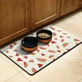 thumbnail image 3 of Dog Food Mat with Sunshine Watermelon Print, Absorbent Pet Feeding Mat, Non-Slip, Quick Dry, Easy Clean Mat for Summer Party and Beach, 3 of 6