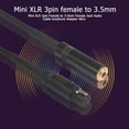 thumbnail image 3 of Cable adaptador Hugtrwg Mini XLR 3 pines a 3,5 mm Jack Para estrenar, 3 of 9