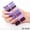 A, variant on YTTAL Purple Gradient Nail Polish Strips, Matte & Glossy Full Nail Wraps, Self-Adhesive Nail Stickers with Nail File, Buy 2 Get 1 Free, Buy 4 Get 2 Free, Salon-Quality DIY Manicure Decals