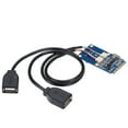 thumbnail image 4 of GUYUTING Efficient MINI PCI-E to 2 USB Adapter, High-Speed Data 480Mbps, Easy Installation Extended USB Connectivity, 4 of 9