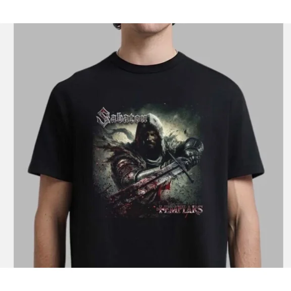 RARE 2025 Sabaton Templars New Music Art Unisex T-Shirt All Size S-45XL Fan Gift