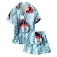 thumbnail image 4 of WEAIXIMIUNG Pajamas For Children Shirt And Pant Matching Set Sleepwear Set With Pockets For Christmas 2-3 Years, 4 of 4