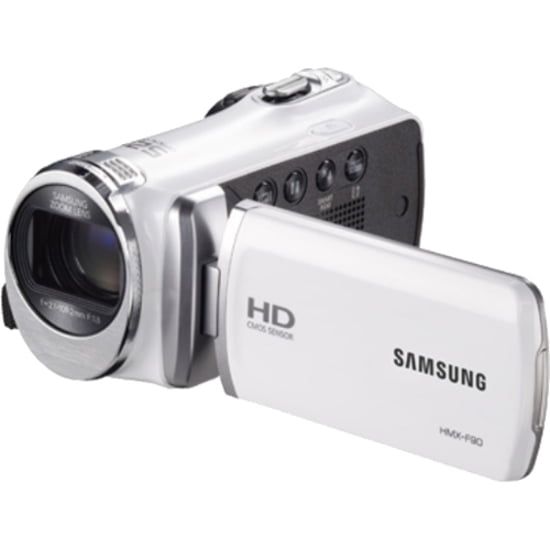 punt Thermisch Verzwakken Samsung HMX-F90 Digital Camcorder, 2.7" LCD Screen, 1/3.2" CMOS, Full HD,  White - Walmart.com