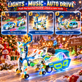 thumbnail image 3 of Lomyolo 3-in-1 Collision Transforming MARS DEER Toys Magnetic Cars Convertible Robot Toys for Kids Dino Car Toddler Fun Christmas Birthday Gift for Age 3-12 Years Boys (BLUE), 3 of 7