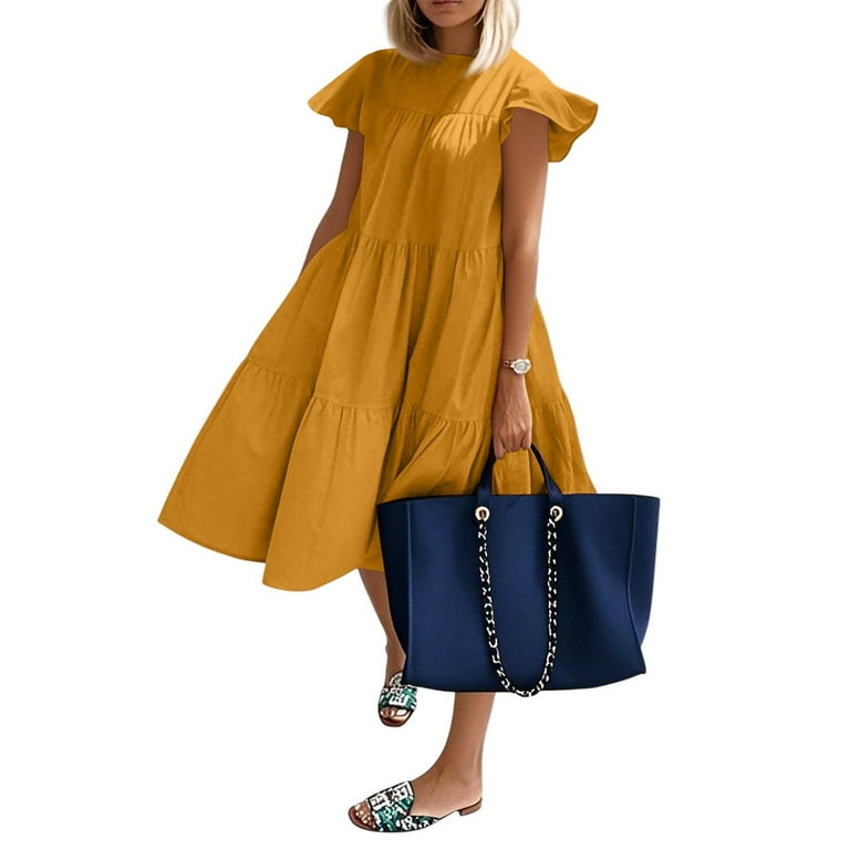 slim fit dress slacks Fall Church Dress for Women 2023 New Arrivals Dresses Elegant Lantern   Mega Mart Center