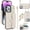 White, variant on Allytechgroup for iPhone Air Wallet Case with 5 Cards Holders, Detachable Hand Strap & Shoulder Lanyard RFID Blocking Shockproof Protective Case for iPhone Air Girls Women, White