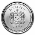 thumbnail image 2 of 2021 Samoa 1 oz Silver 2 Tala Pacific Mermaid BU, 2 of 4
