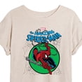 thumbnail image 3 of Marvel Spider-Man - Green Circle - Women's Oversized Graphic T-Shirt, 3 of 5