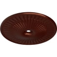 thumbnail image 3 of 51"OD x 3 5/8"ID x 3 3/8"P Galveston Ceiling Medallion (Fits Canopies up to 5 7/8"), Hand-Painted Antique Copper, 3 of 6