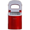Magic Chef 27lb. Capacity Portable Countertop Ice Maker, Red