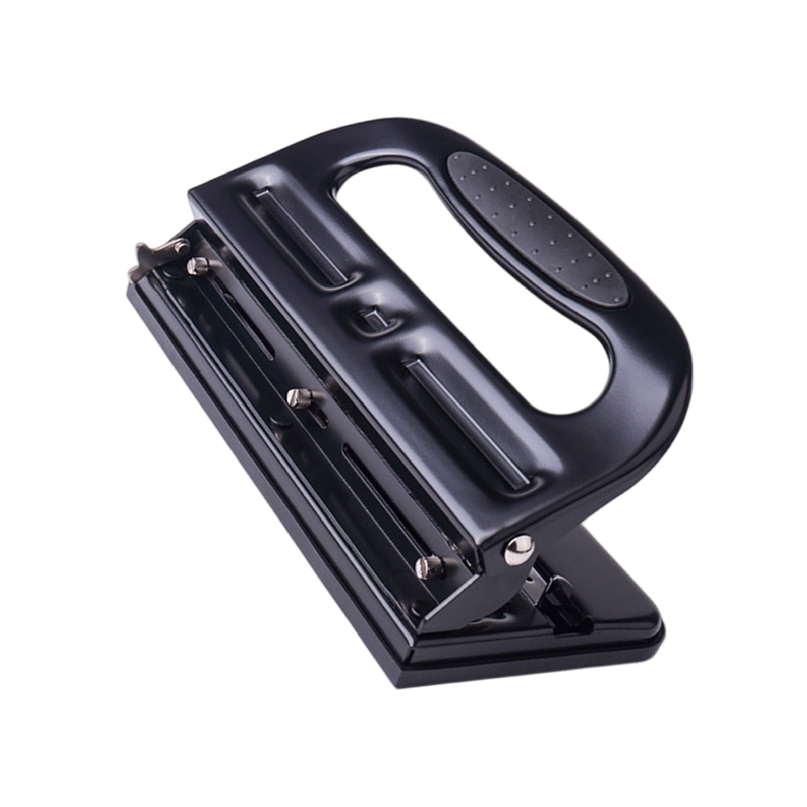 Professional 3 Hole Puncher 30 Sheet Capacity Adjustable Holes Spacing Heavy Duty Punching Machine For Document Binding
