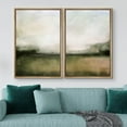 thumbnail image 2 of IDEA4WALL Framed Canvas Print Wall Art Set Watercolor Brown Ocean Nautical Beach Landscape Abstract Art Decorative Graphic Colorful Nature Artwork for Living Room, Bedroom, Office - 16"x24"x2 Natural, 2 of 5