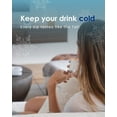 thumbnail image 4 of Allocacoc CupCooler Instant Cold GREY; Rapid Drink Chilling Plate with Aluminum Cup, 4 of 8
