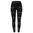 thumbnail image 4 of Halloween Leggings for Women Pumpkin Skeleton Witch Ghost Printed Tights High Waisted Soft Stretchy Yoga Pants(Dark Gray,L), 4 of 4
