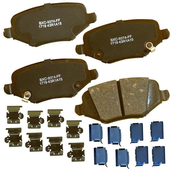 Bendix Brakes Disc Brake Pad Set Fits select: 2012-2016 CHRYSLER TOWN & COUNTRY, 2012-2016 DODGE GRAND CARAVAN