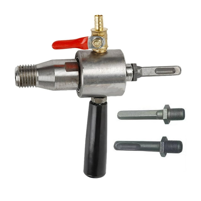 Ruiboury Perceuse Électrique Outil de Perçage à Eau Acier avec Poignées de Réparation Convertit 3 Marteaux Électriques avec 3 Poignées 16.5x16cm